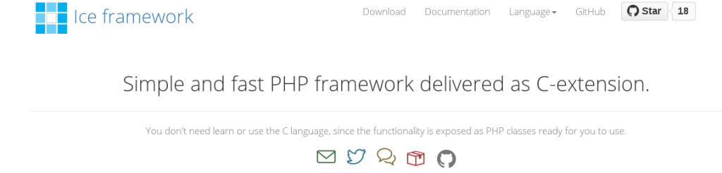 Fast PHP framework   Ice framework